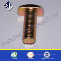 High Strength T Head Yellow Zinc Finished Bolt